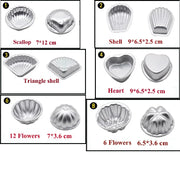 2 Pcs New Bath Bomb Molds Aluminum Alloy