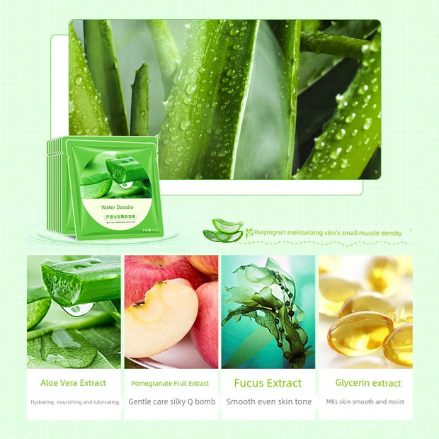 Facial Mask Moisturizing Dark Anti-Wrinkle Firming Aloe Vera Gel